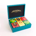 Box Madera verde abierta Twinings